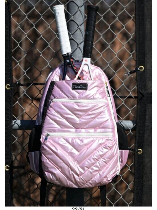 Nice Aces Emily Tennis and Pickleball Backpack Rose Pink NWT NIP